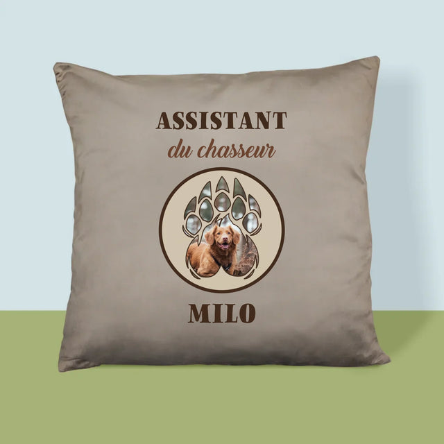 Forme Des Photos: Assistant Du Chasseur - Coussin 