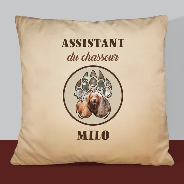 Forme Des Photos: Assistant Du Chasseur - Coussin 