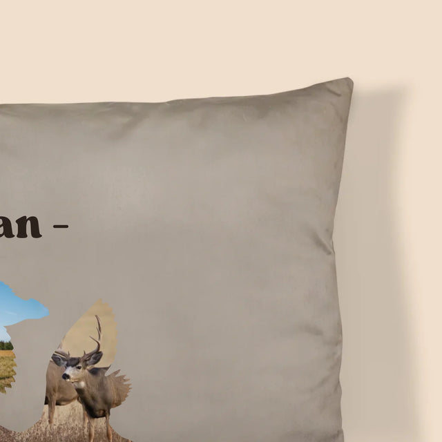 Forme Des Photos: Créé Pour Chasser - Coussin 