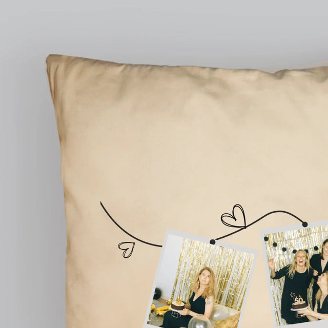 Le Collage Photo: 50 Ans De Moments Formidables - Coussin 