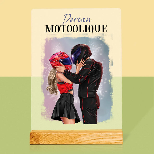 La Création Du Personnage: Motoolique - Impression Sur Verre Acrylique 