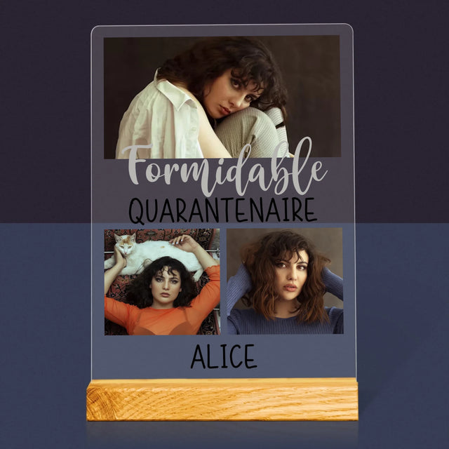 Le Collage Photo: Quarantenaire Formidable - Impression Sur Verre Acrylique 