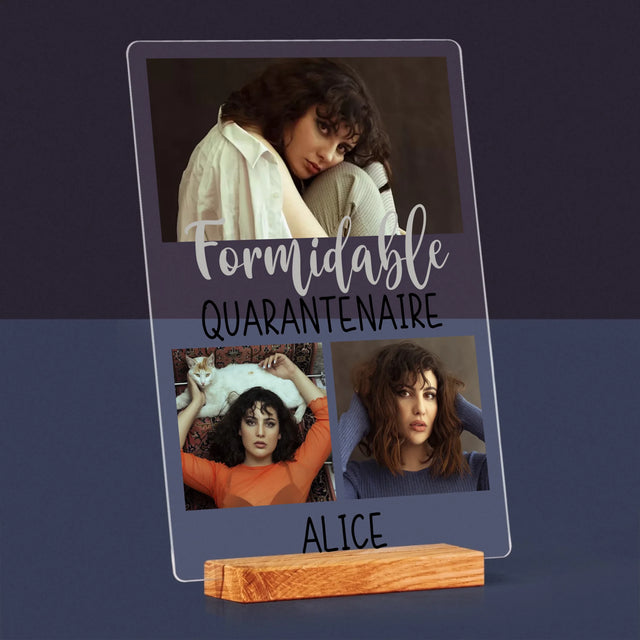 Le Collage Photo: Quarantenaire Formidable - Impression Sur Verre Acrylique 