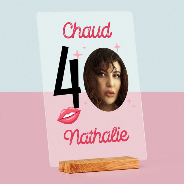 La Photo Et Un Texte: Chaud 40 - Impression Sur Verre Acrylique 