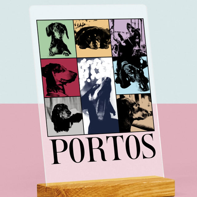 Le Collage Photo: L'Animal Comme Taylor - Impression Sur Verre Acrylique 