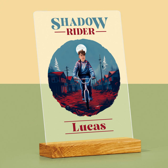 Ton Personnage: Shadow Rider - Impression Sur Verre Acrylique 