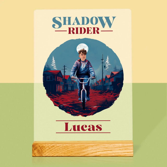 Ton Personnage: Shadow Rider - Impression Sur Verre Acrylique 