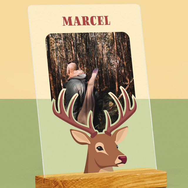 La Photo Et Un Texte: Le Cerf - Impression Sur Verre Acrylique 