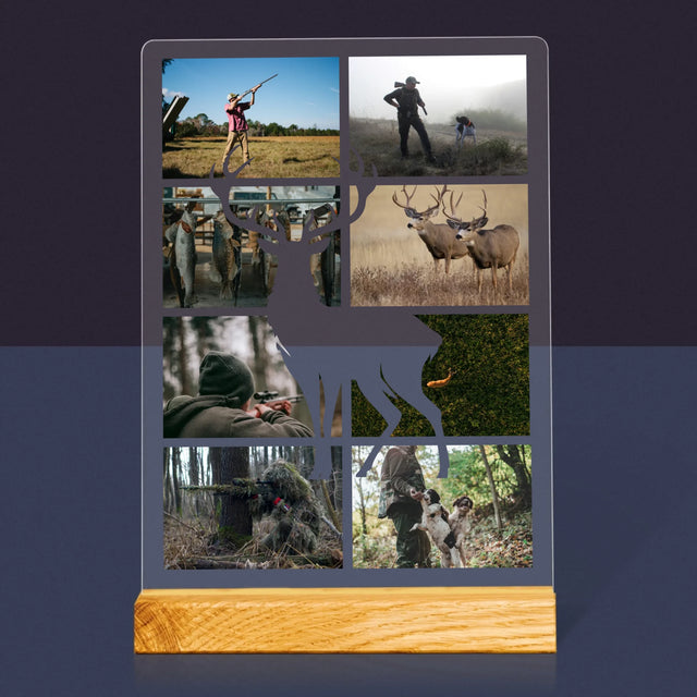 Le Collage Photo: Chasseur - Impression Sur Verre Acrylique 