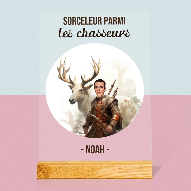 Ton Personnage: Sorceleur Parmi Les Chasseurs - Impression Sur Verre Acrylique 