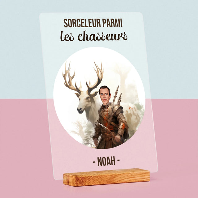 Ton Personnage: Sorceleur Parmi Les Chasseurs - Impression Sur Verre Acrylique 