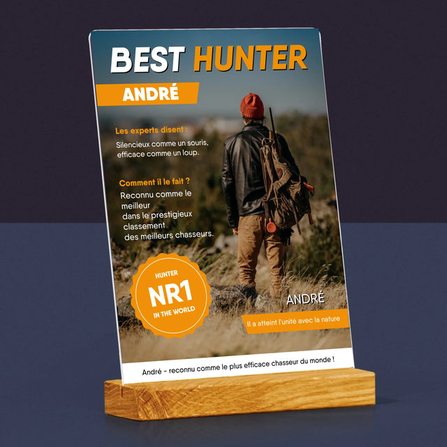 La Couverture De Magazine: Best Hunter - Impression Sur Verre Acrylique 
