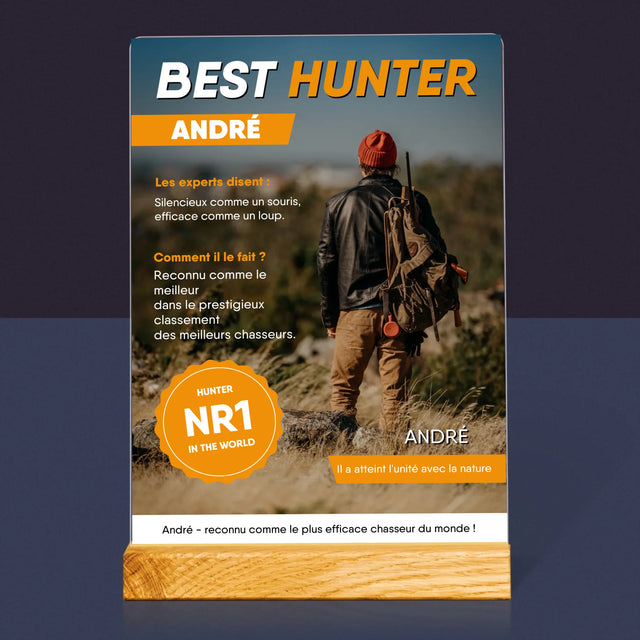 La Couverture De Magazine: Best Hunter - Impression Sur Verre Acrylique 