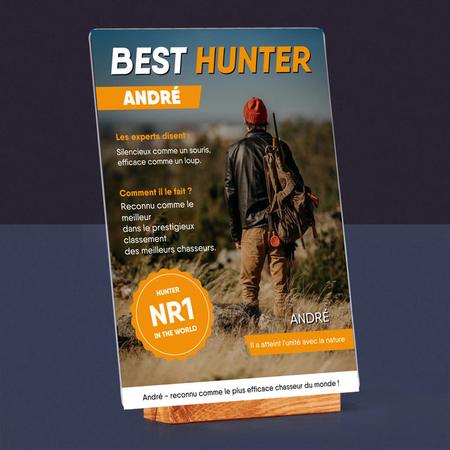 La Couverture De Magazine: Best Hunter - Impression Sur Verre Acrylique 