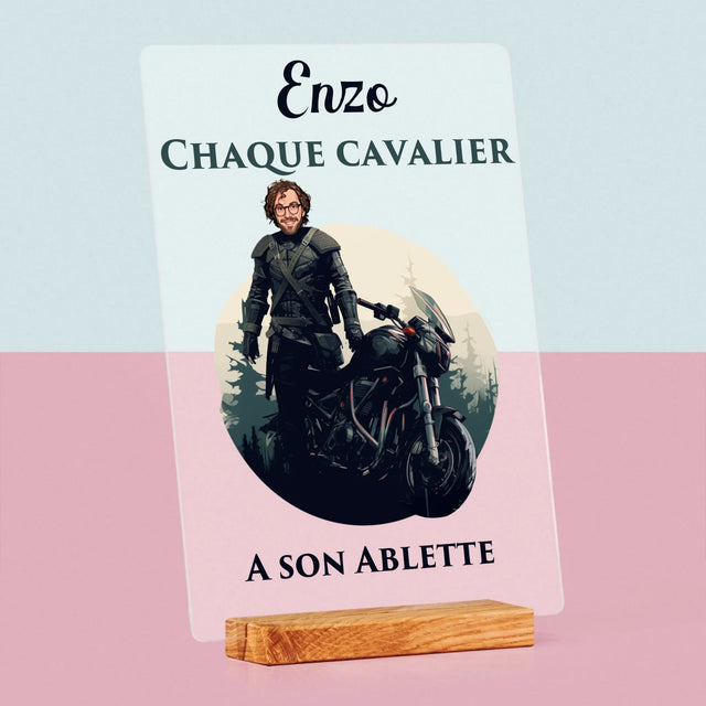 Ton Personnage: Chaque Cavalier - Impression Sur Verre Acrylique 