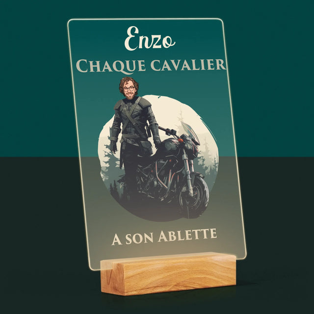 Ton Personnage: Chaque Cavalier - Impression Sur Verre Acrylique 