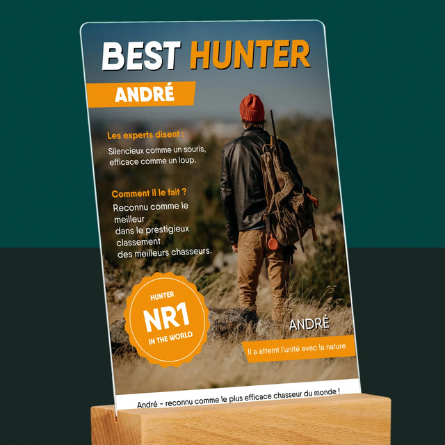 La Couverture De Magazine: Best Hunter - Impression Sur Verre Acrylique 