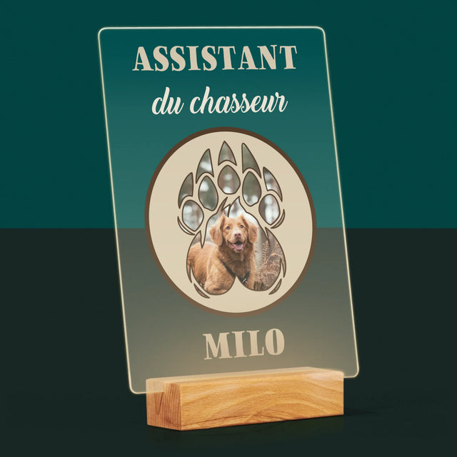 Forme Des Photos: Assistant Du Chasseur - Impression Sur Verre Acrylique 