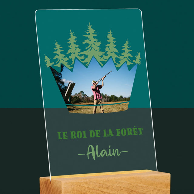 Forme Des Photos: Le Roi De La Forêt - Impression Sur Verre Acrylique 