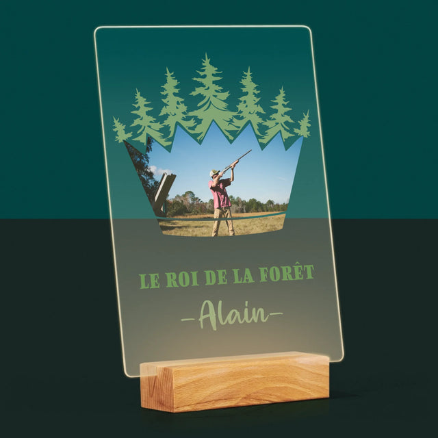 Forme Des Photos: Le Roi De La Forêt - Impression Sur Verre Acrylique 