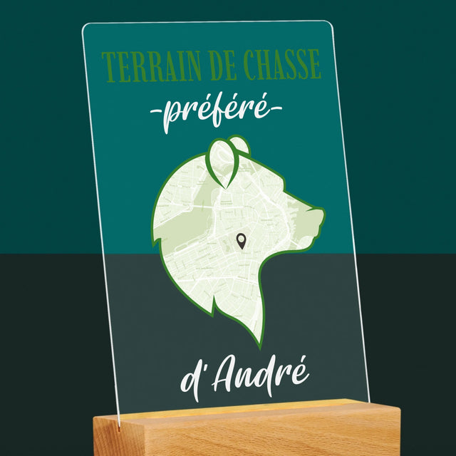 Le Plan De Ville: Terrain De Chasse Préféré - Impression Sur Verre Acrylique 