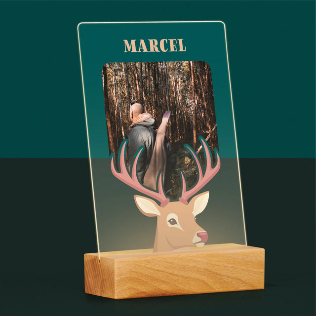 La Photo Et Un Texte: Le Cerf - Impression Sur Verre Acrylique 