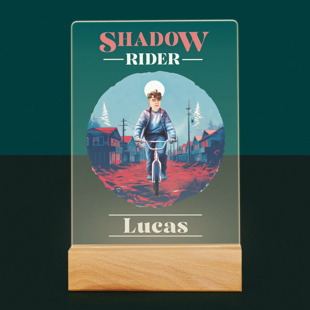 Ton Personnage: Shadow Rider - Impression Sur Verre Acrylique 