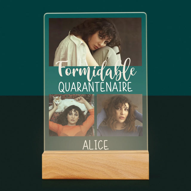 Le Collage Photo: Quarantenaire Formidable - Impression Sur Verre Acrylique 