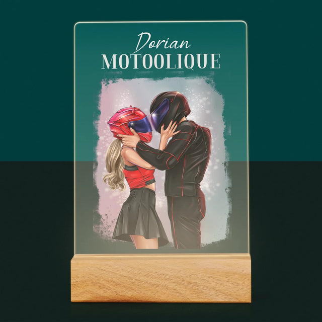 La Création Du Personnage: Motoolique - Impression Sur Verre Acrylique 