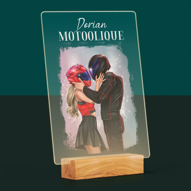 La Création Du Personnage: Motoolique - Impression Sur Verre Acrylique 