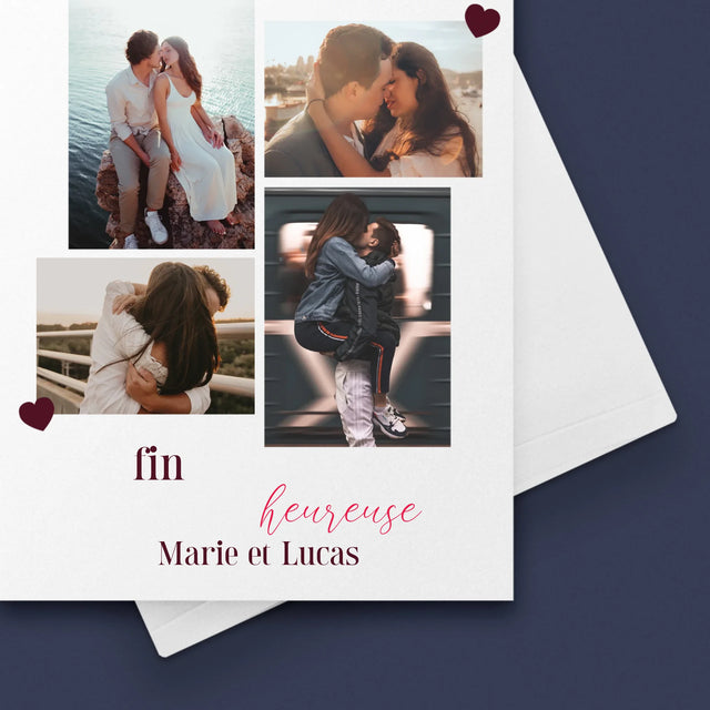 Le Collage Photo: Tu Es Ma Fin Heureuse - Carte De Vœux