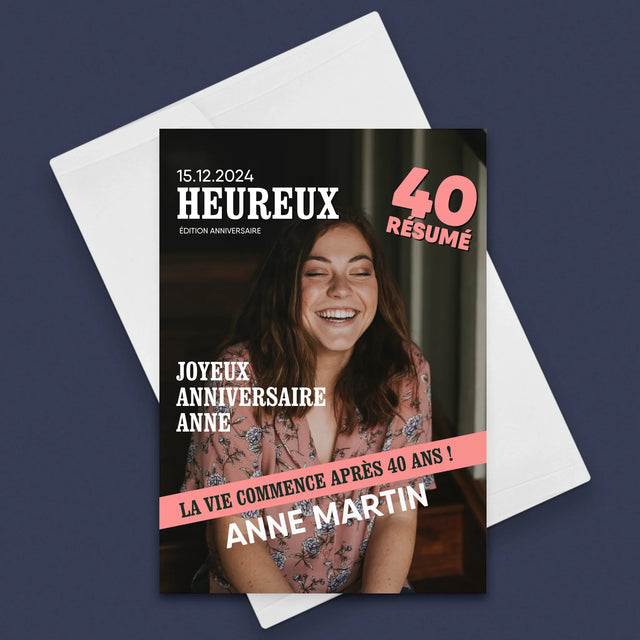 La Couverture De Magazine: La Quarantaine Heureuse - Carte De Vœux