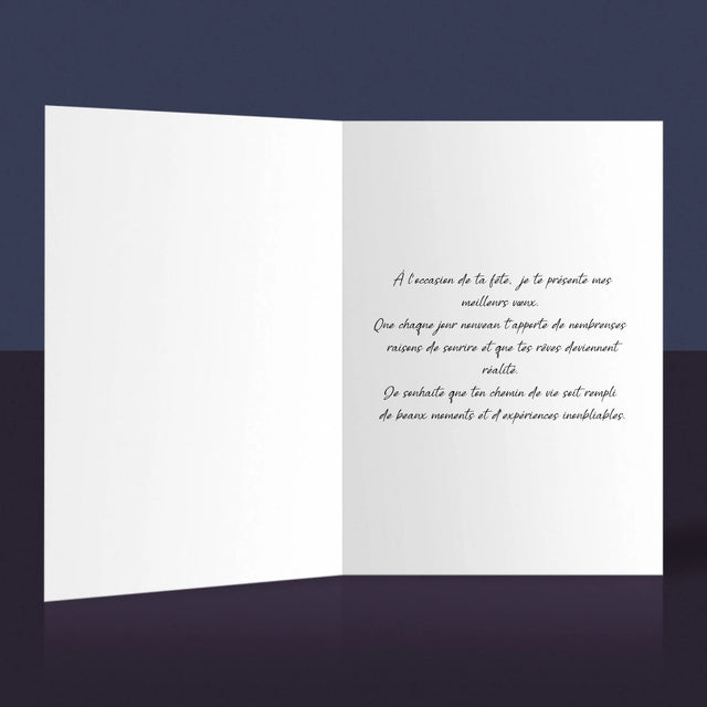 La Photo Et Un Texte: 40E Anniversaire Joyeux Anniversaire - Carte De Vœux