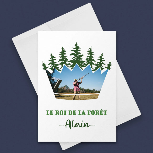 Forme Des Photos: Le Roi De La Forêt - Carte De Vœux