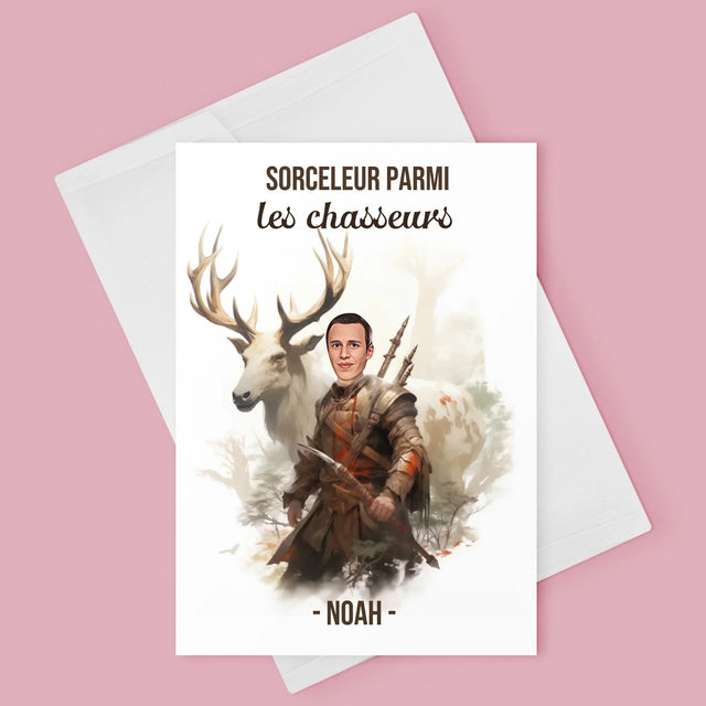 Ton Personnage: Sorceleur Parmi Les Chasseurs - Carte De Vœux