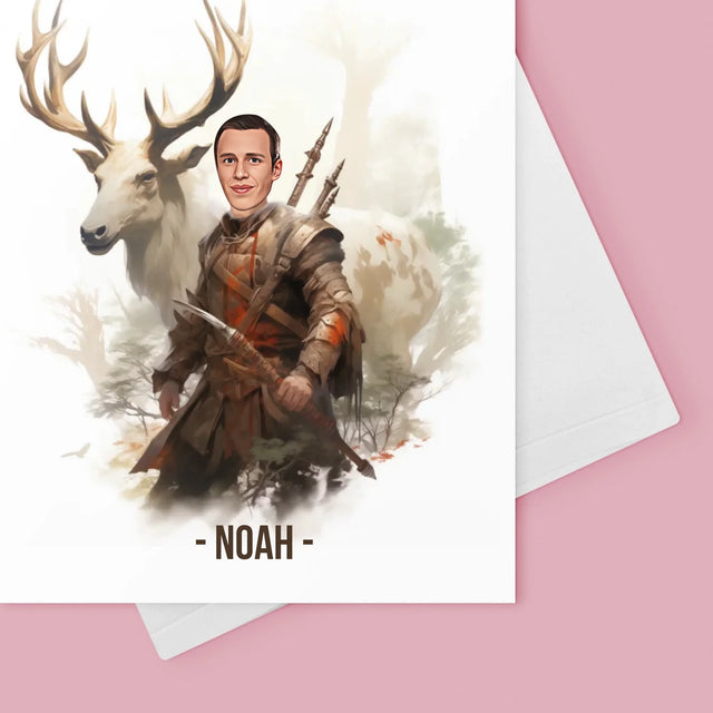 Ton Personnage: Sorceleur Parmi Les Chasseurs - Carte De Vœux