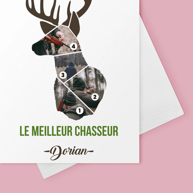Forme Des Photos: Le Meilleur Chasseur - Carte De Vœux