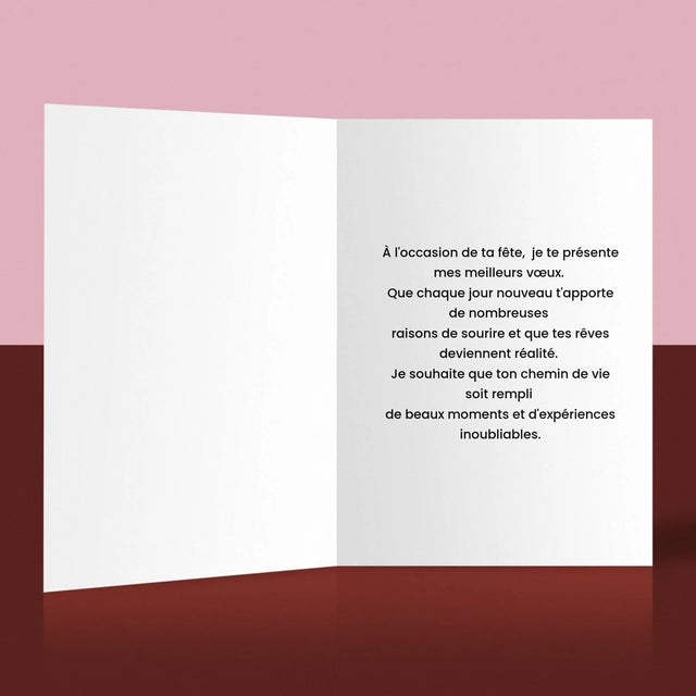 La Photo Et Un Texte: Premier À La Ligne D'Arrivée - Carte De Vœux