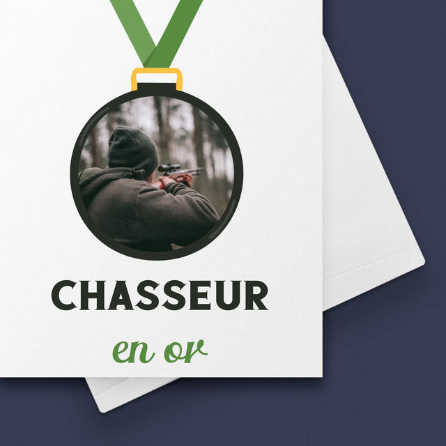 La Photo Et Un Texte: Chasseur En Or - Carte De Vœux