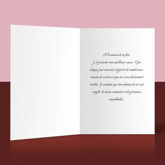 Forme Des Photos: 50 Anniversaire Vœux - Carte De Vœux