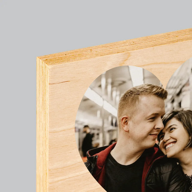 La Photo Et Un Texte: Notre Chanson Cœur Code Qr - Impression Sur Bois 