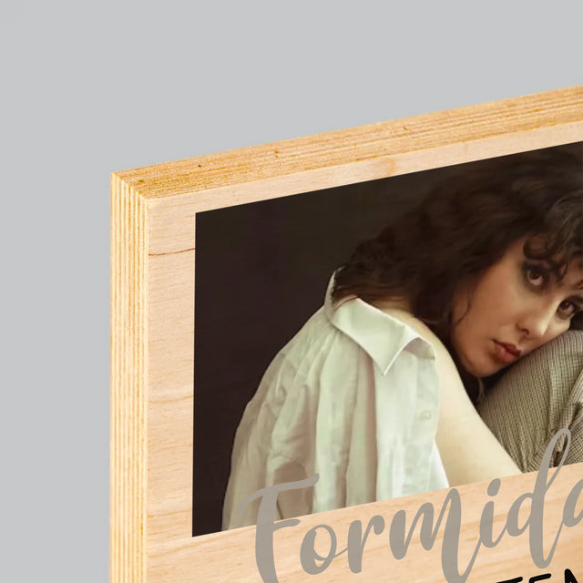 Le Collage Photo: Quarantenaire Formidable - Impression Sur Bois 