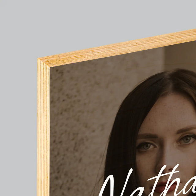 La Photo Et Un Texte: 40E Anniversaire Joyeux Anniversaire - Impression Sur Bois 