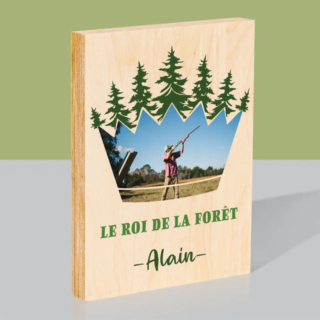 Forme Des Photos: Le Roi De La Forêt - Impression Sur Bois 