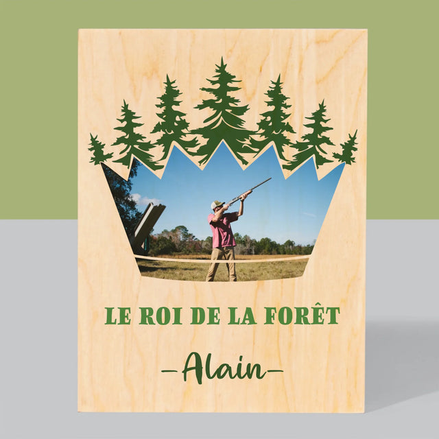 Forme Des Photos: Le Roi De La Forêt - Impression Sur Bois 