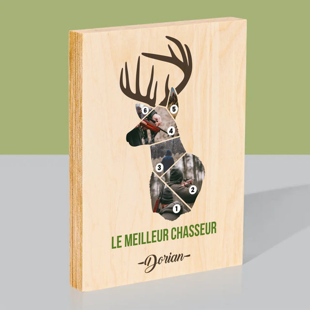 Forme Des Photos: Le Meilleur Chasseur - Impression Sur Bois 