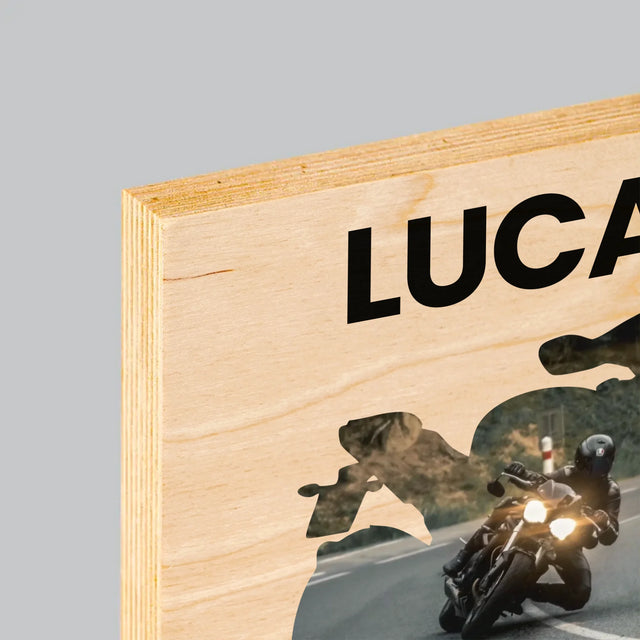 Forme Des Photos: Just Ride - Impression Sur Bois 