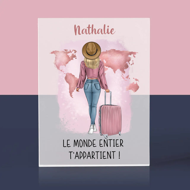 La Création Du Personnage: Voyageuse - Bloc Acrylique 