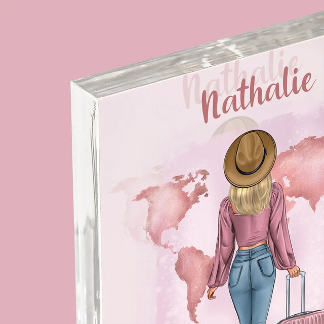 La Création Du Personnage: Voyageuse - Bloc Acrylique 