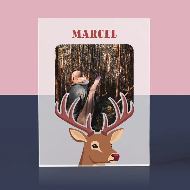 La Photo Et Un Texte: Le Cerf - Bloc Acrylique 